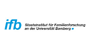 Logo: ifb – Staatsinstitut für Familienforschung an der Universität Bamberg.